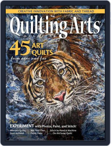 Quilting Arts February 10th, 2023 Digital Back Issue Cover