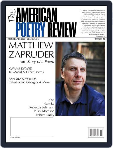 The American Poetry Review March 1st, 2023 Digital Back Issue Cover