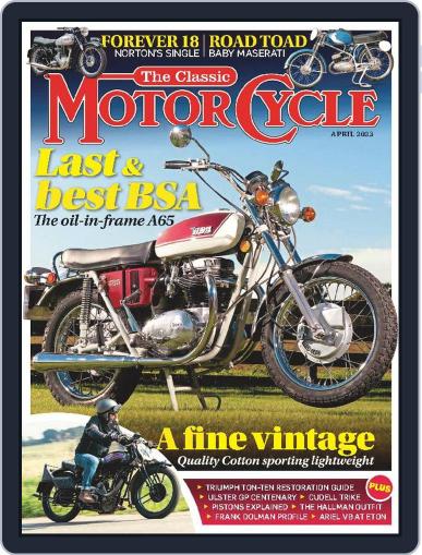 The Classic MotorCycle April 1st, 2023 Digital Back Issue Cover