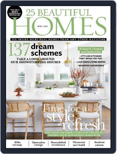 25 Beautiful Homes April 1st, 2023 Digital Back Issue Cover