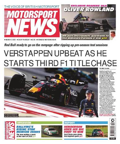 Motorsport News March 2nd, 2023 Digital Back Issue Cover