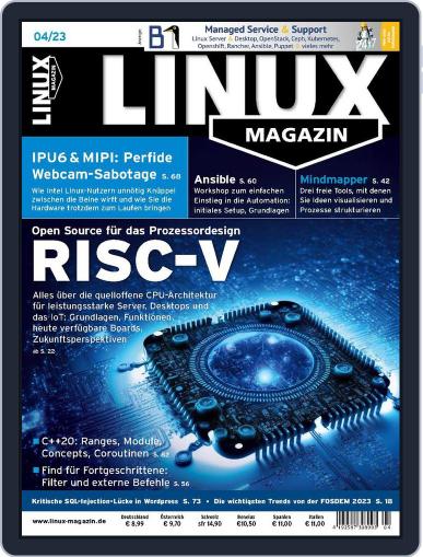 Linux Magazin germany March 2nd, 2023 Digital Back Issue Cover
