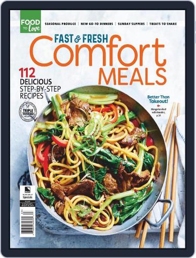 Fast & Fresh Comfort Meals December 24th, 2019 Digital Back Issue Cover
