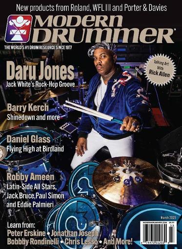 Modern Drummer March 1st, 2023 Digital Back Issue Cover