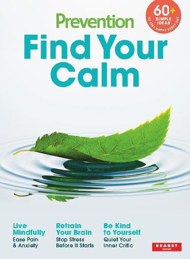 Prevention Find Your Calm February 21st, 2023 Digital Back Issue Cover