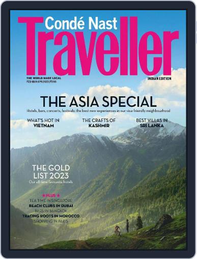 Condé Nast Traveller India February 1st, 2023 Digital Back Issue Cover