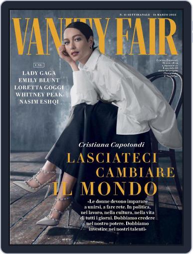 Vanity Fair Italia March 8th, 2023 Digital Back Issue Cover