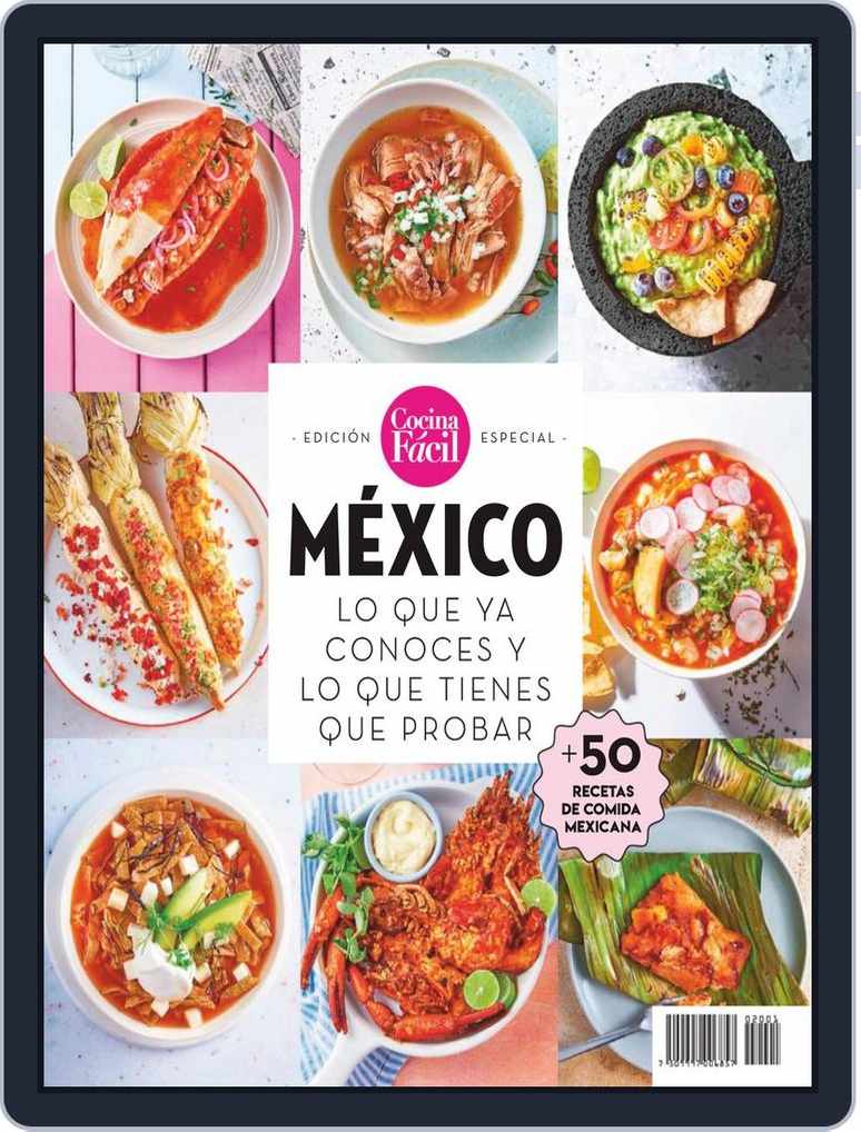 Cocina Fácil Mexico Especial de Comida Mexicana (Digital) 