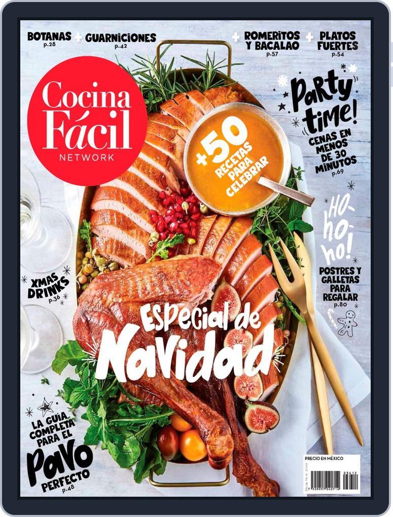 Cocina Fácil Mexico December 1st, 2019 Digital Back Issue Cover