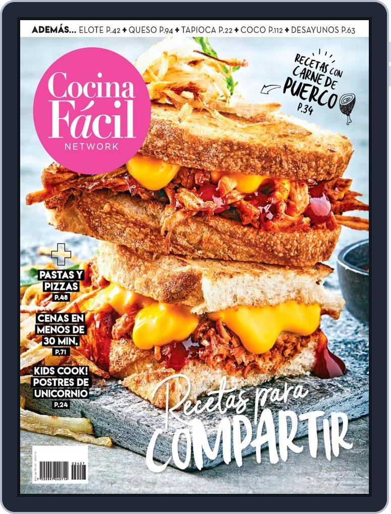 Cocina Fácil Mexico July 1st, 2019 Digital Back Issue Cover