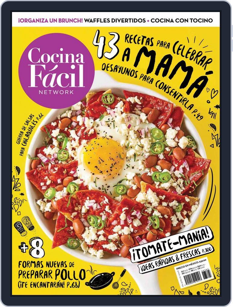 Cocina Fácil Mexico May 1st, 2018 Digital Back Issue Cover