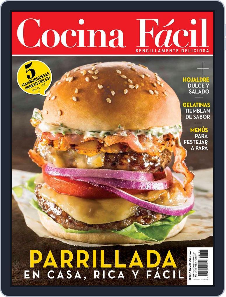 Cocina Fácil Mexico June 1st, 2017 Digital Back Issue Cover