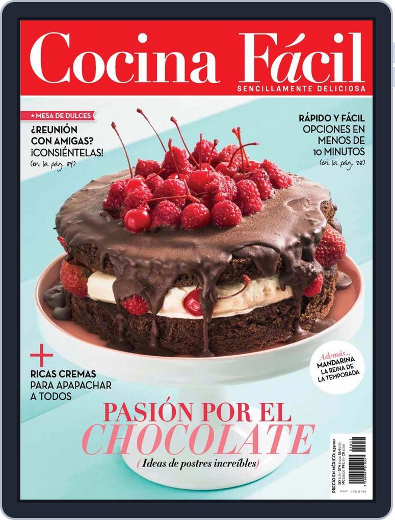 Cocina Fácil Mexico November 1st, 2016 Digital Back Issue Cover
