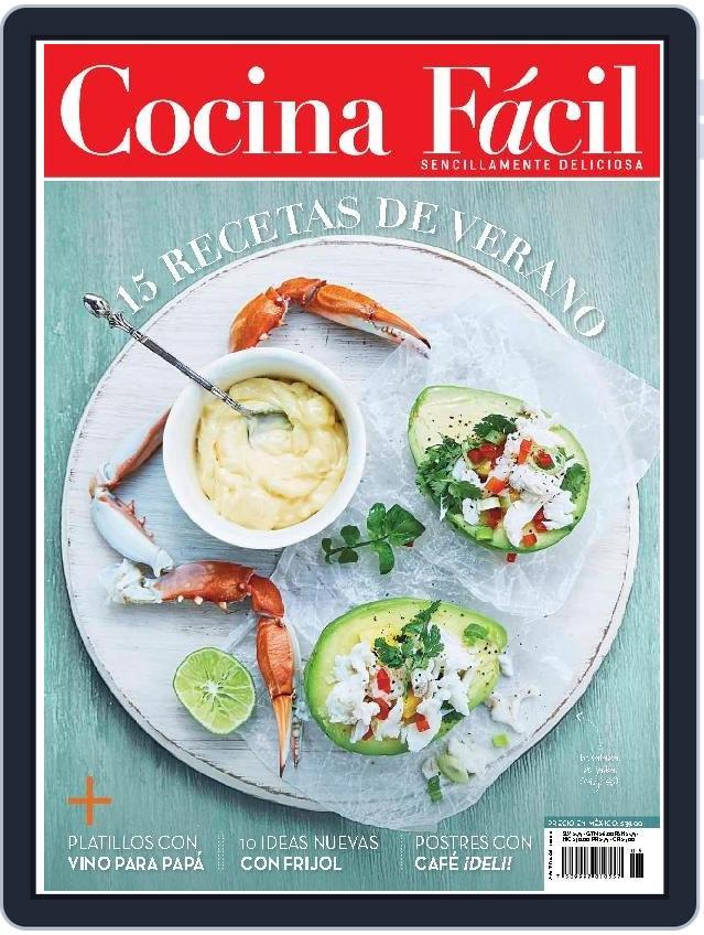 Cocina Fácil Mexico June 1st, 2016 Digital Back Issue Cover
