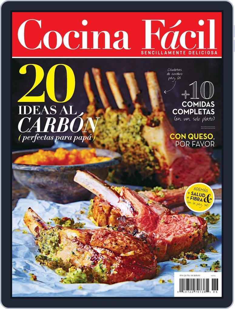 Cocina Fácil Mexico June 1st, 2015 Digital Back Issue Cover