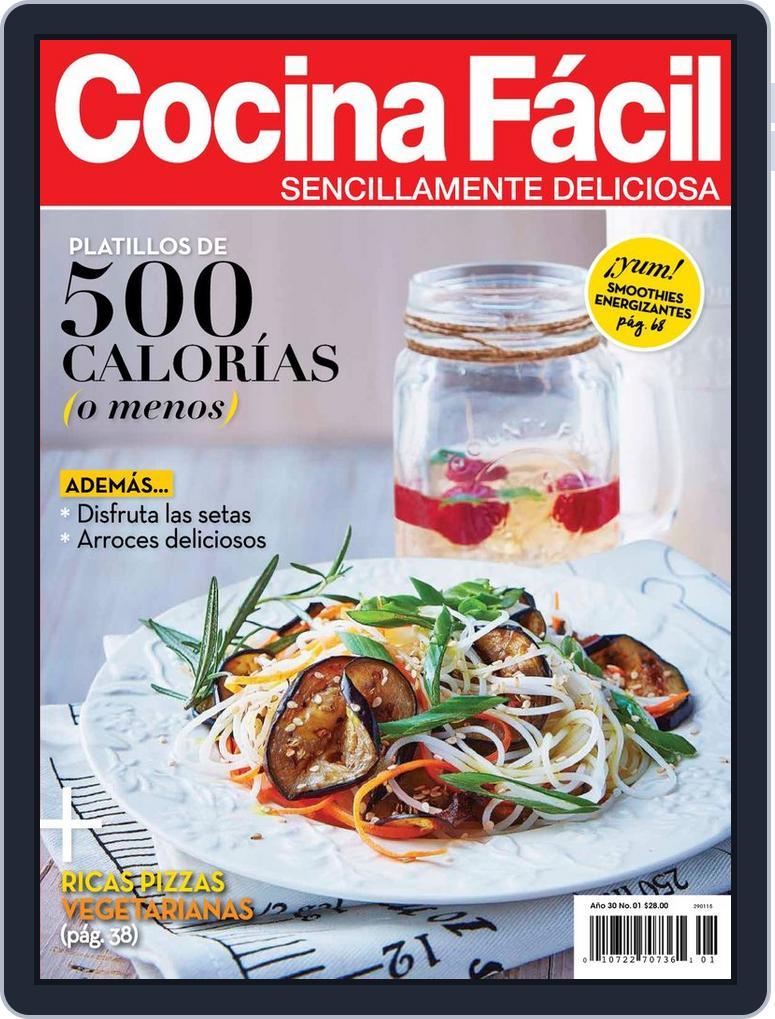 Cocina Fácil Mexico January 8th, 2015 Digital Back Issue Cover