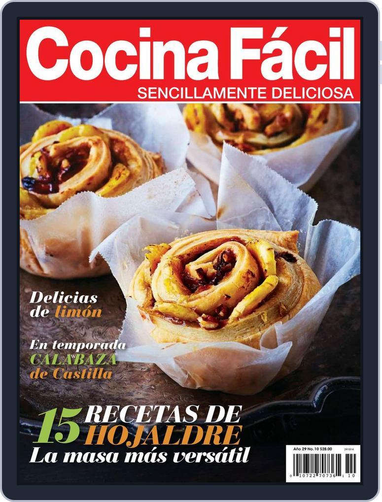 Cocina Fácil Mexico October 3rd, 2014 Digital Back Issue Cover