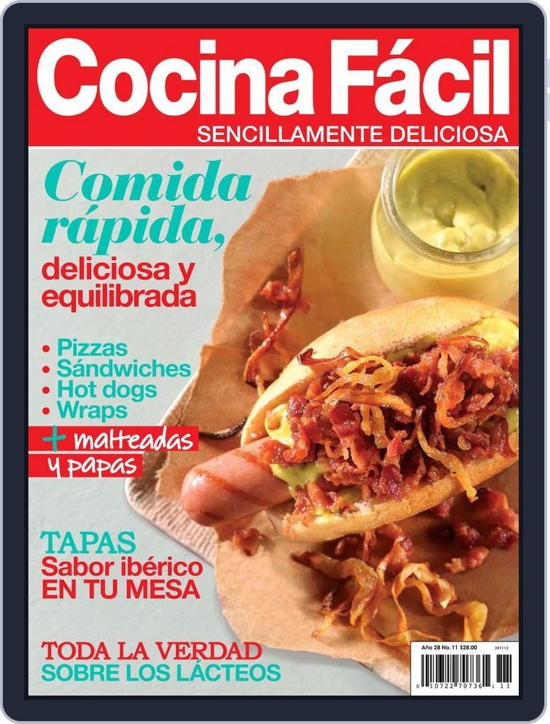 Cocina Fácil Mexico October 27th, 2013 Digital Back Issue Cover