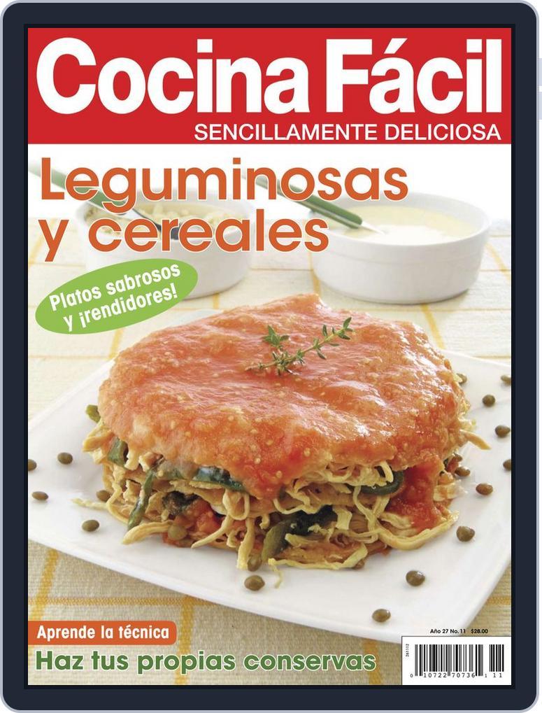 Cocina Fácil Mexico October 25th, 2012 Digital Back Issue Cover