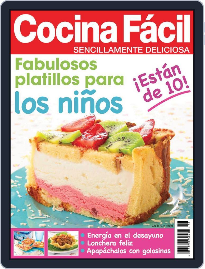 Cocina Fácil Mexico July 26th, 2012 Digital Back Issue Cover