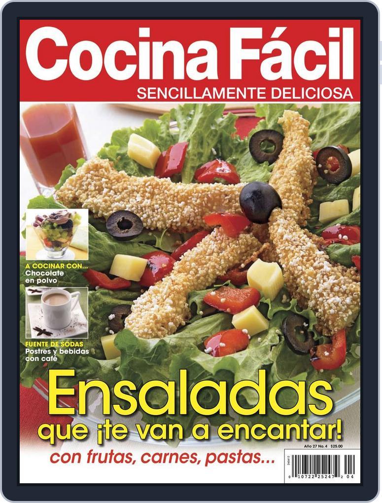 Cocina Fácil Mexico March 26th, 2012 Digital Back Issue Cover