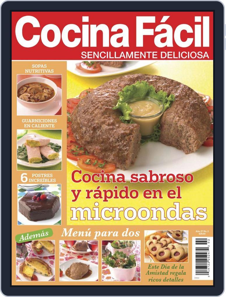 Cocina Fácil Mexico January 27th, 2012 Digital Back Issue Cover