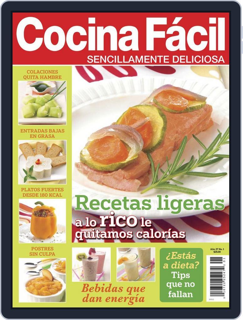 Cocina Fácil Mexico December 26th, 2011 Digital Back Issue Cover