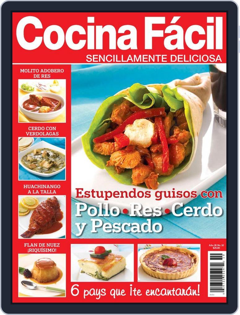 Cocina Fácil Mexico September 27th, 2011 Digital Back Issue Cover