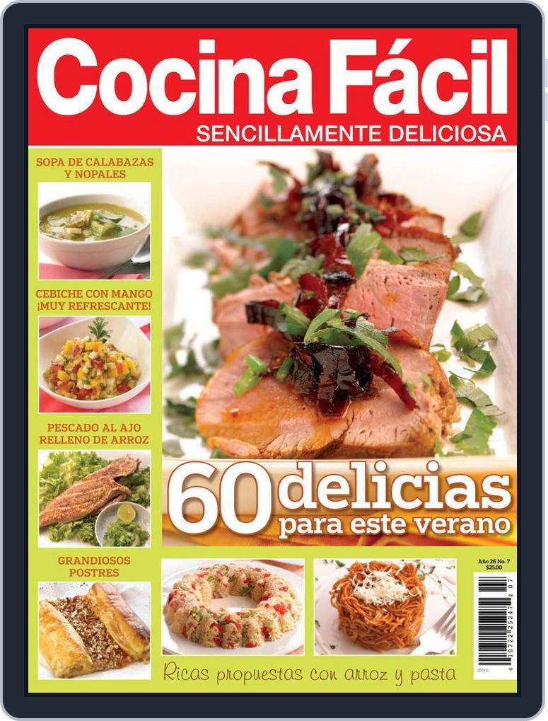 Cocina Fácil Mexico June 26th, 2011 Digital Back Issue Cover