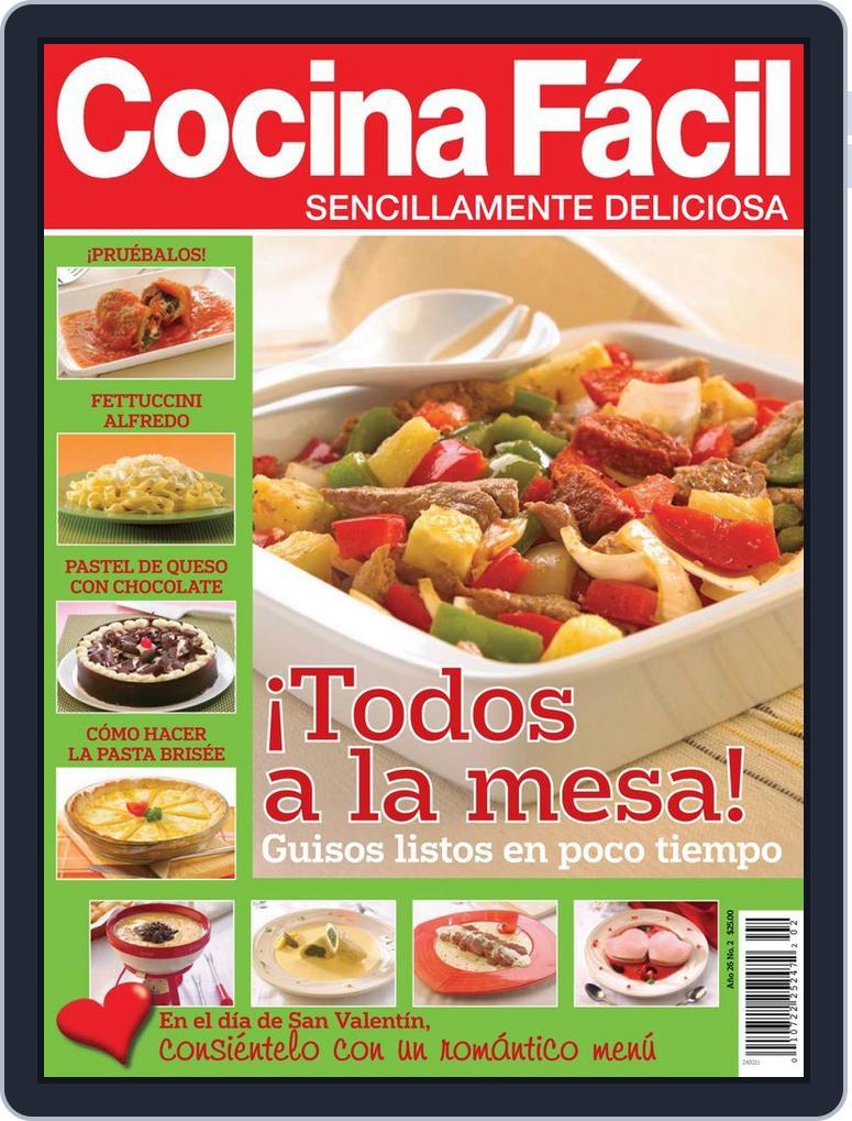 Cocina Fácil Mexico January 25th, 2011 Digital Back Issue Cover