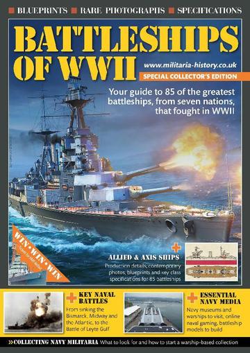Battleships of WWII February 8th, 2023 Digital Back Issue Cover