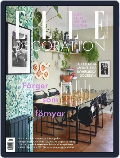 ELLE Decoration Sweden November 1st, 2019 Digital Back Issue Cover