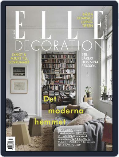 ELLE Decoration Sweden September 1st, 2019 Digital Back Issue Cover