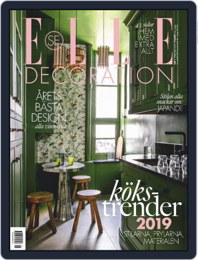 ELLE Decoration Sweden February 1st, 2019 Digital Back Issue Cover