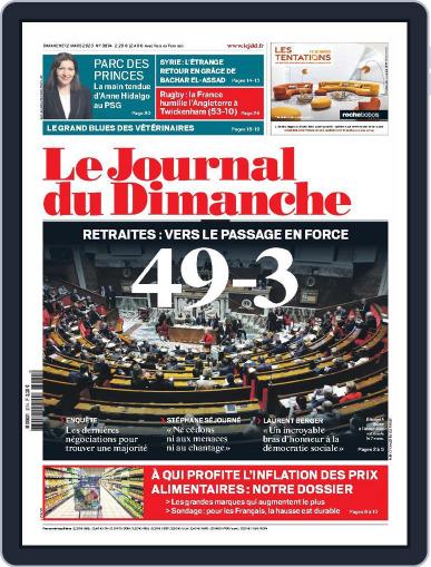 Le Journal du dimanche March 12th, 2023 Digital Back Issue Cover