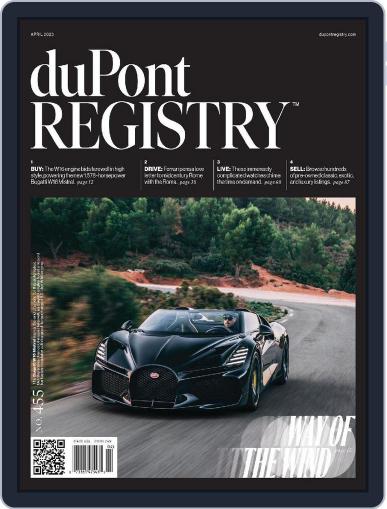 duPont REGISTRY April 1st, 2023 Digital Back Issue Cover