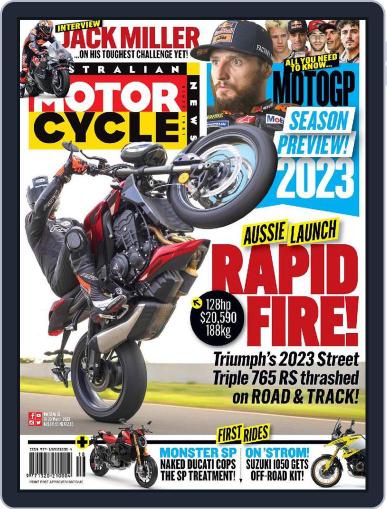 Australian Motorcycle News March 16th, 2023 Digital Back Issue Cover