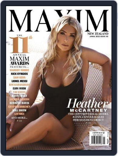 MAXIM New Zealand April 1st, 2023 Digital Back Issue Cover