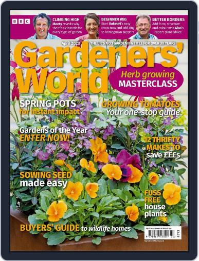 BBC Gardeners' World April 1st, 2023 Digital Back Issue Cover