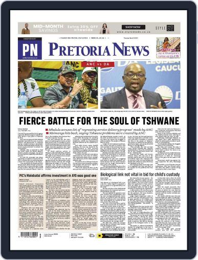 Pretoria News March 16th, 2023 Digital Back Issue Cover