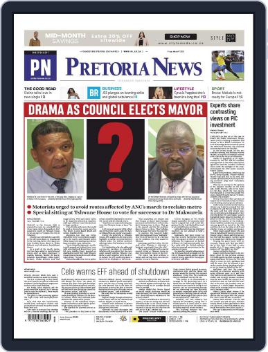 Pretoria News March 17th, 2023 Digital Back Issue Cover