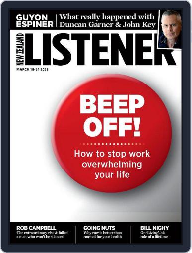 New Zealand Listener March 18th, 2023 Digital Back Issue Cover