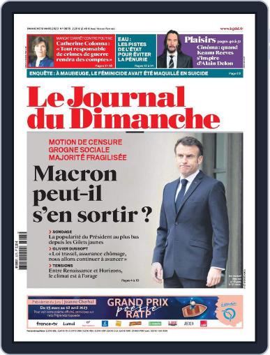 Le Journal du dimanche March 19th, 2023 Digital Back Issue Cover