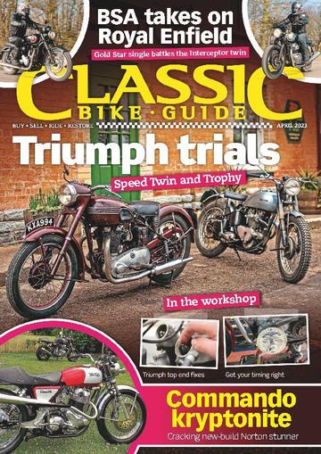 Classic Bike Guide April 1st, 2023 Digital Back Issue Cover