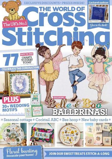 The World of Cross Stitching May 1st, 2023 Digital Back Issue Cover