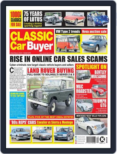 Classic Car Buyer March 22nd, 2023 Digital Back Issue Cover