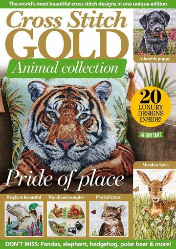 Cross Stitch Gold Animals March 20th, 2023 Digital Back Issue Cover