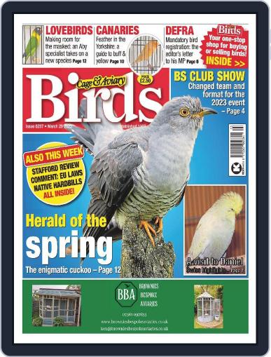 Cage & Aviary Birds March 29th, 2023 Digital Back Issue Cover