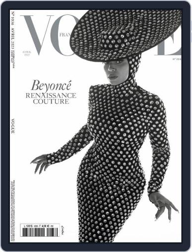 Vogue France April 1st, 2023 Digital Back Issue Cover