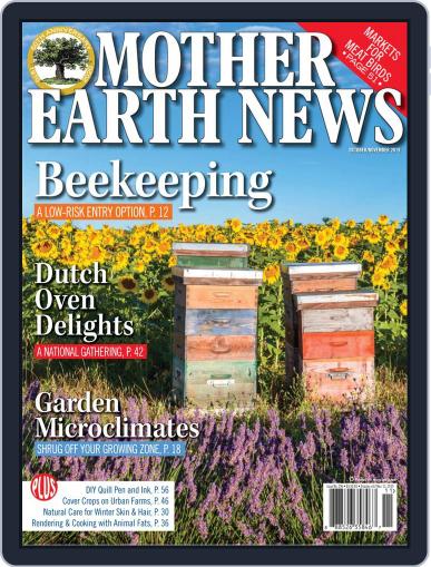 MOTHER EARTH NEWS October 1st, 2019 Digital Back Issue Cover
